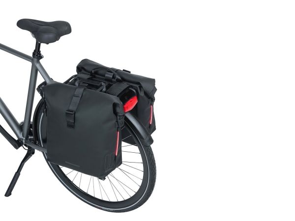 Basil SoHo Nordlight Sidetaskesæt, 2 x 20L