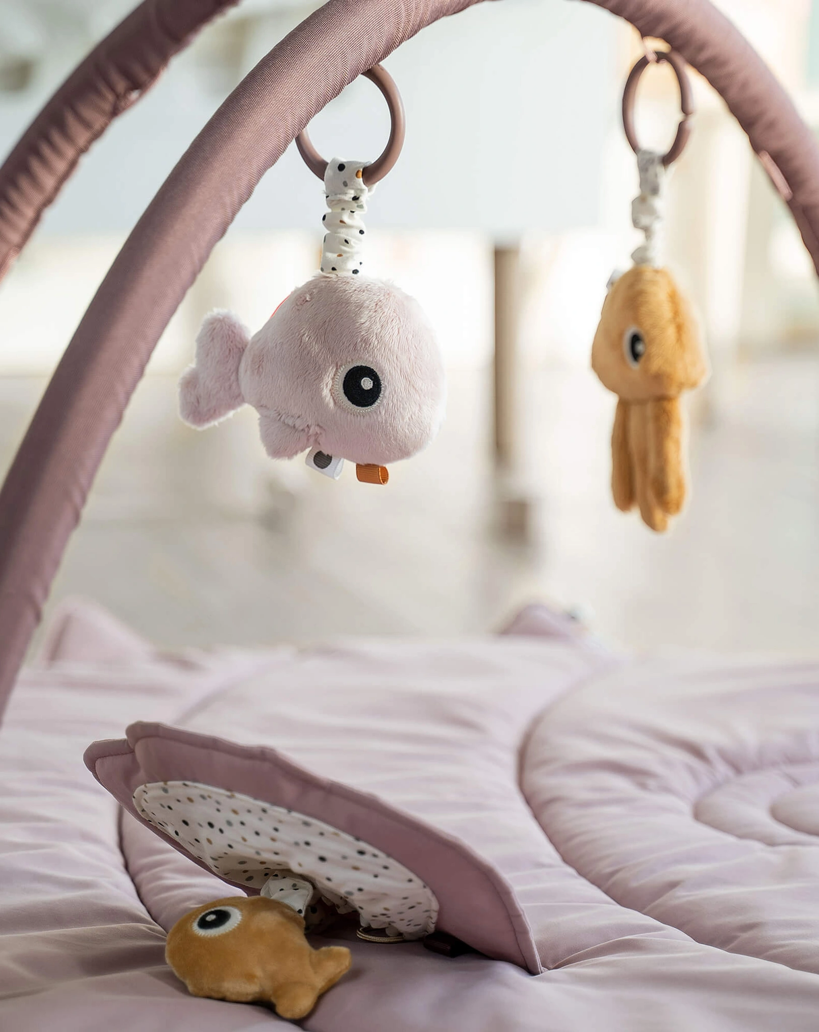 Spielbogen SEA FRIENDS (190x48cm) 2-teilig in rosa