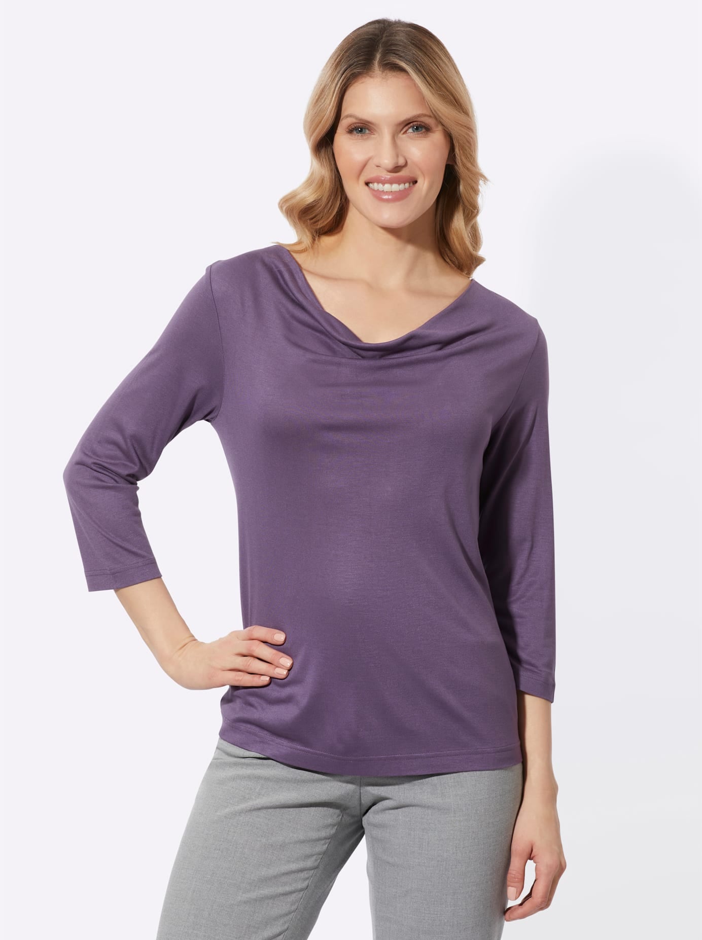 Classic Basics Wasserfallshirt »Wasserfallshirt«, 1 Stk.