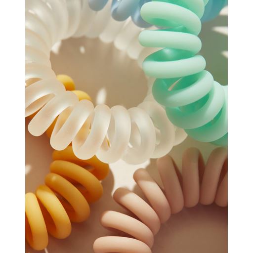 Hairlust Hold On Tight Hair Rings 6-Pack, Blue/Green