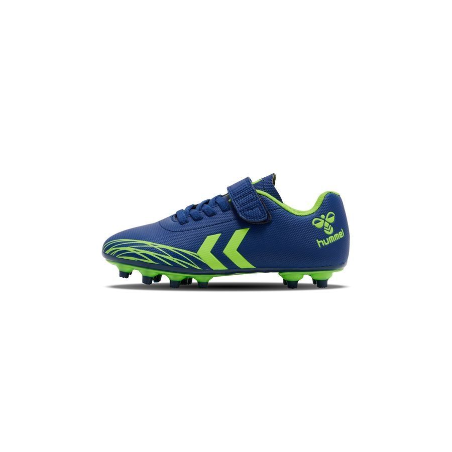 Hummel Chaussures de football Top Star FG - Bleu Marine/Vert Enfant