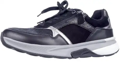 Gabor Rollingsoft zwart combi 76.847 - maat 9.5 sneaker zwart combi - maat 9.5 Calandschoen