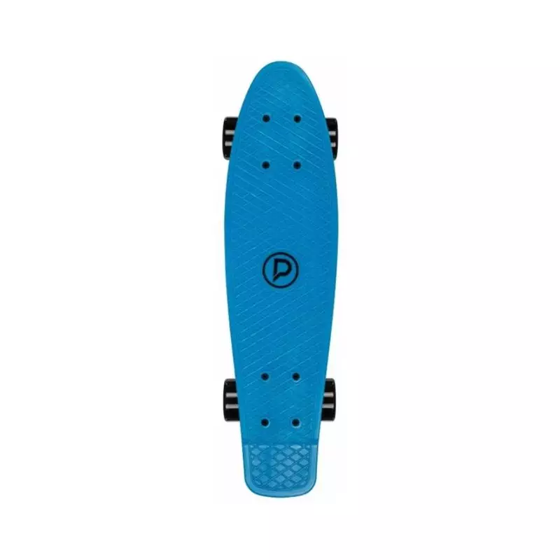 Skate cruiser PLAYLIFE Vinylboard 22*6 Cyan - black Wheels