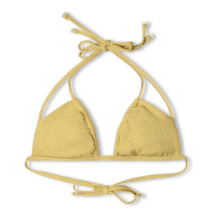 Zulu & Zephyr Haut de Maillot Citrus Côtelé | Jaune