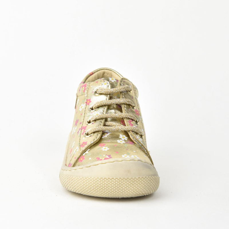 Naturino Naturino Barefoot Amur Print Soft Flowers Platinium