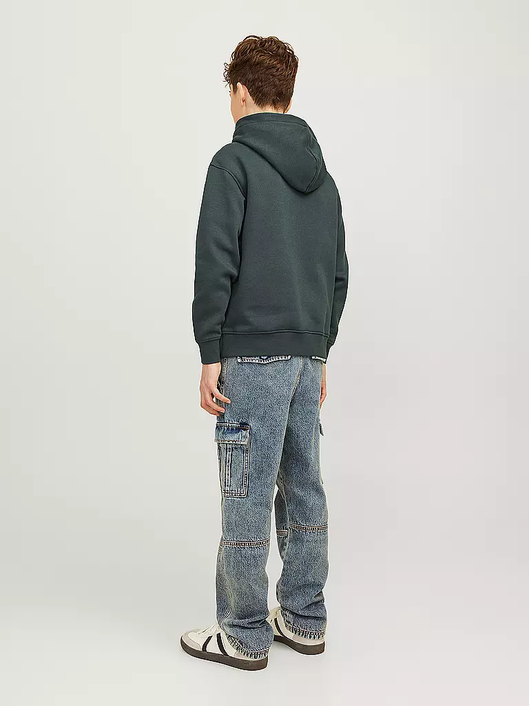 JACK & JONES Jungen Kapuzensweater - Hoodie JORVESTERBRO dunkelgrün