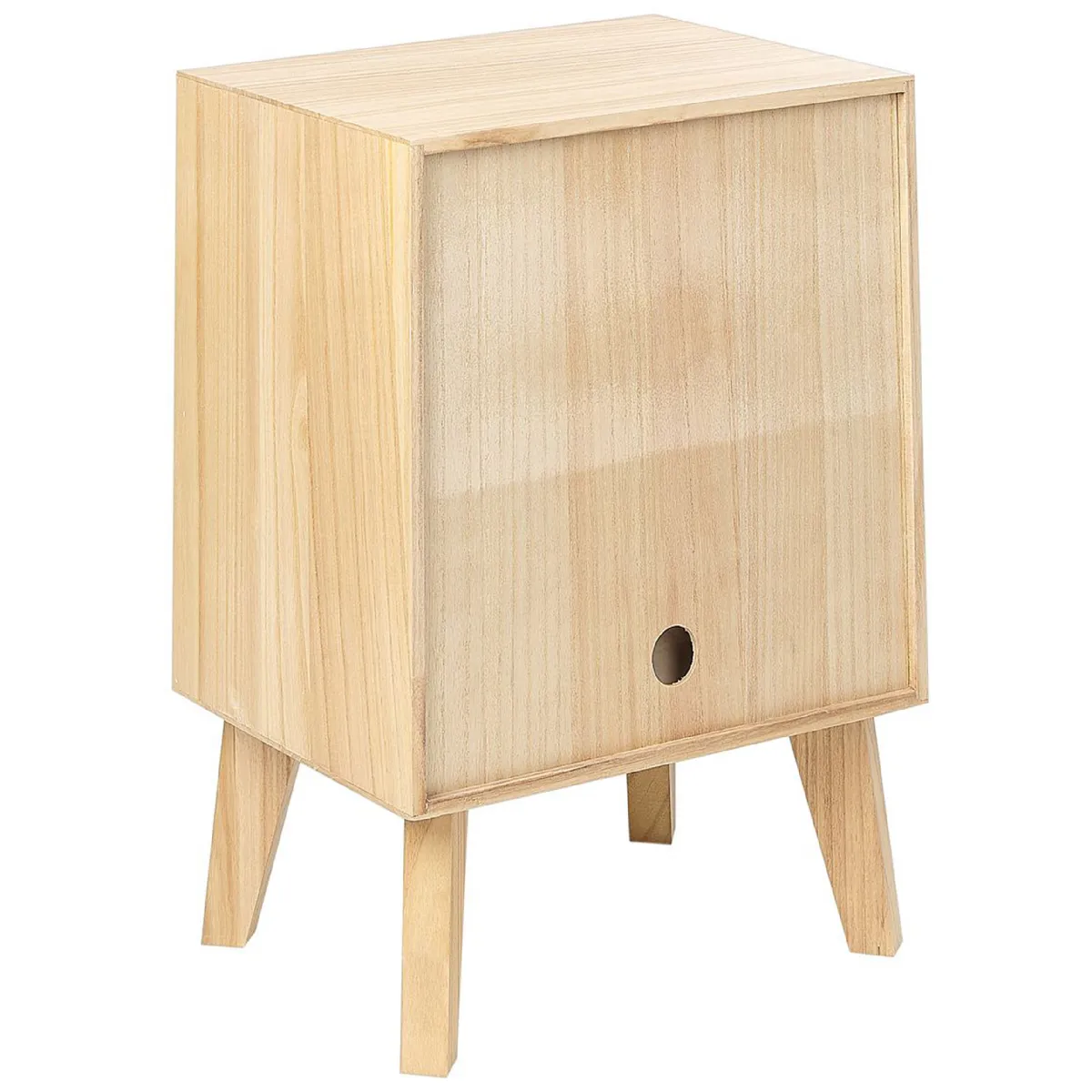 BELIANI Table de chevet SENEY - Bois clair