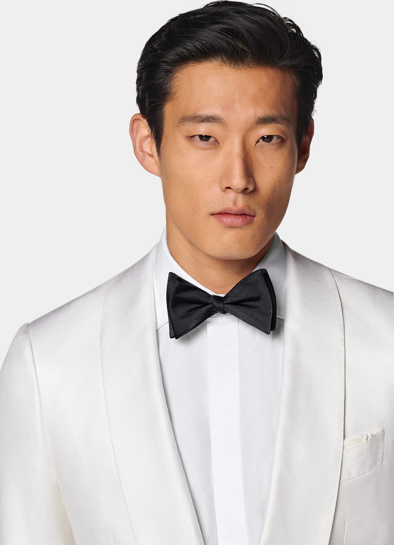 Veste de smoking Havana coupe Tailored blanc cassé