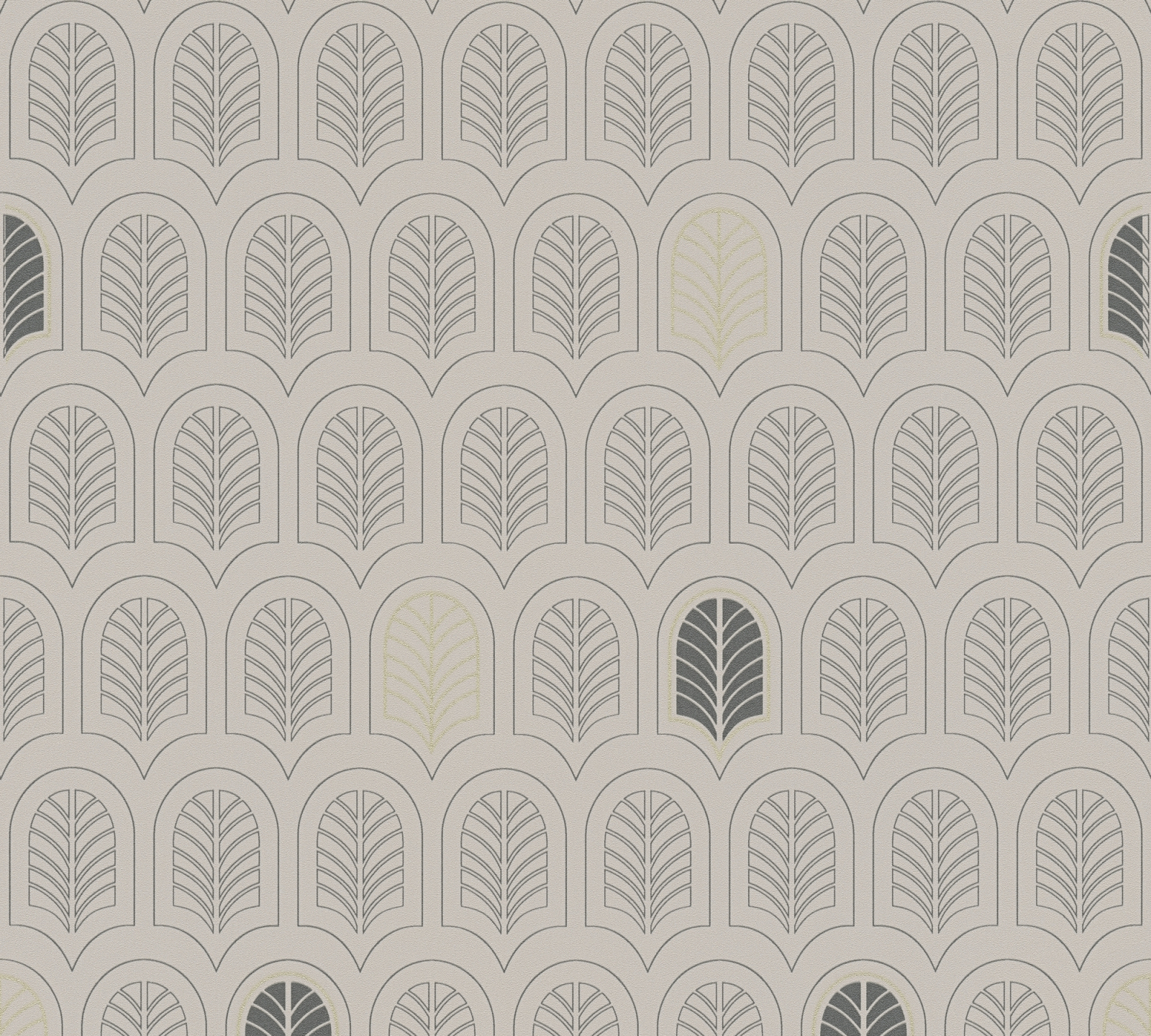 Vliestapete NEW LIFE - taupe-anthrazit - 10 Meter