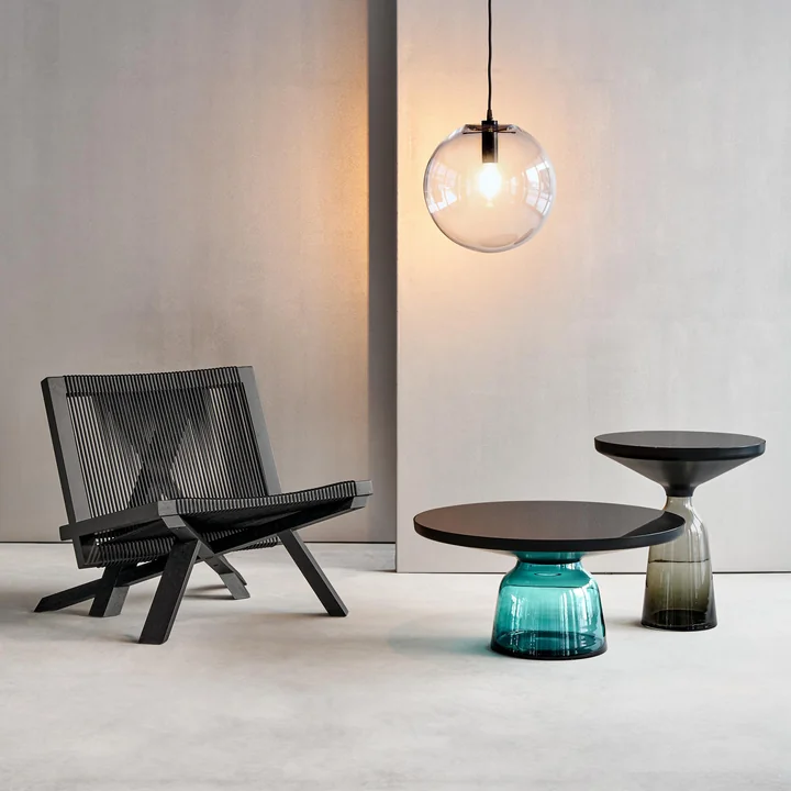 ClassiCon - Volkshaus Lounge Chair, Eiche schwarz gebeizt / schwarz