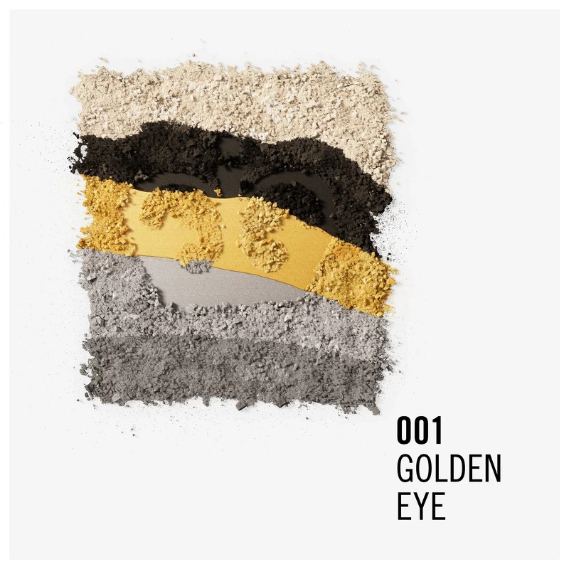 RIMMEL Scandal 5 Pan Palette Eyeshadow 3,8 gr. - 001 Golden Eye