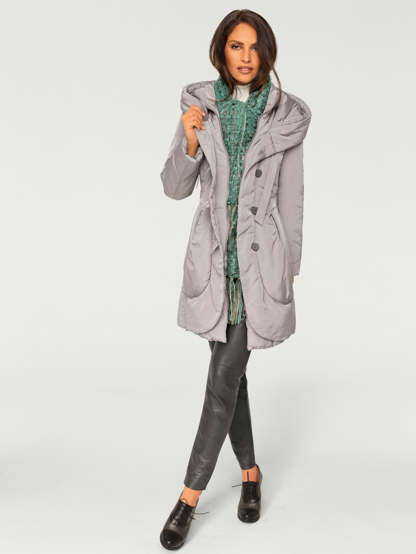 Parka veste d'extérieur facile à associer