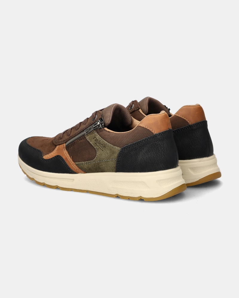 Rieker Lage sneakers  - bruin