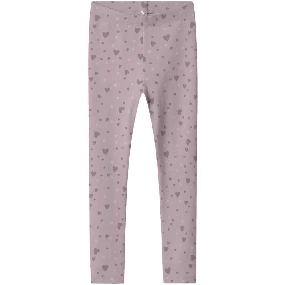 Køb Name It Keepsake Lilac Nmfbheart Xsl Leggings