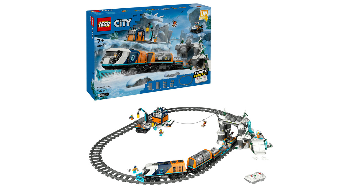 LEGOCity - Onderzoekstrein op de Noordpool Constructiespeelgoed  (60470)