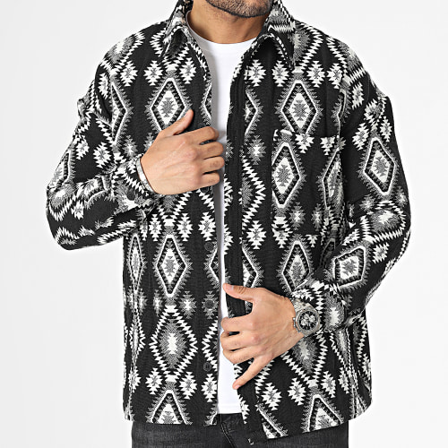 Surchemise Noir Blanc