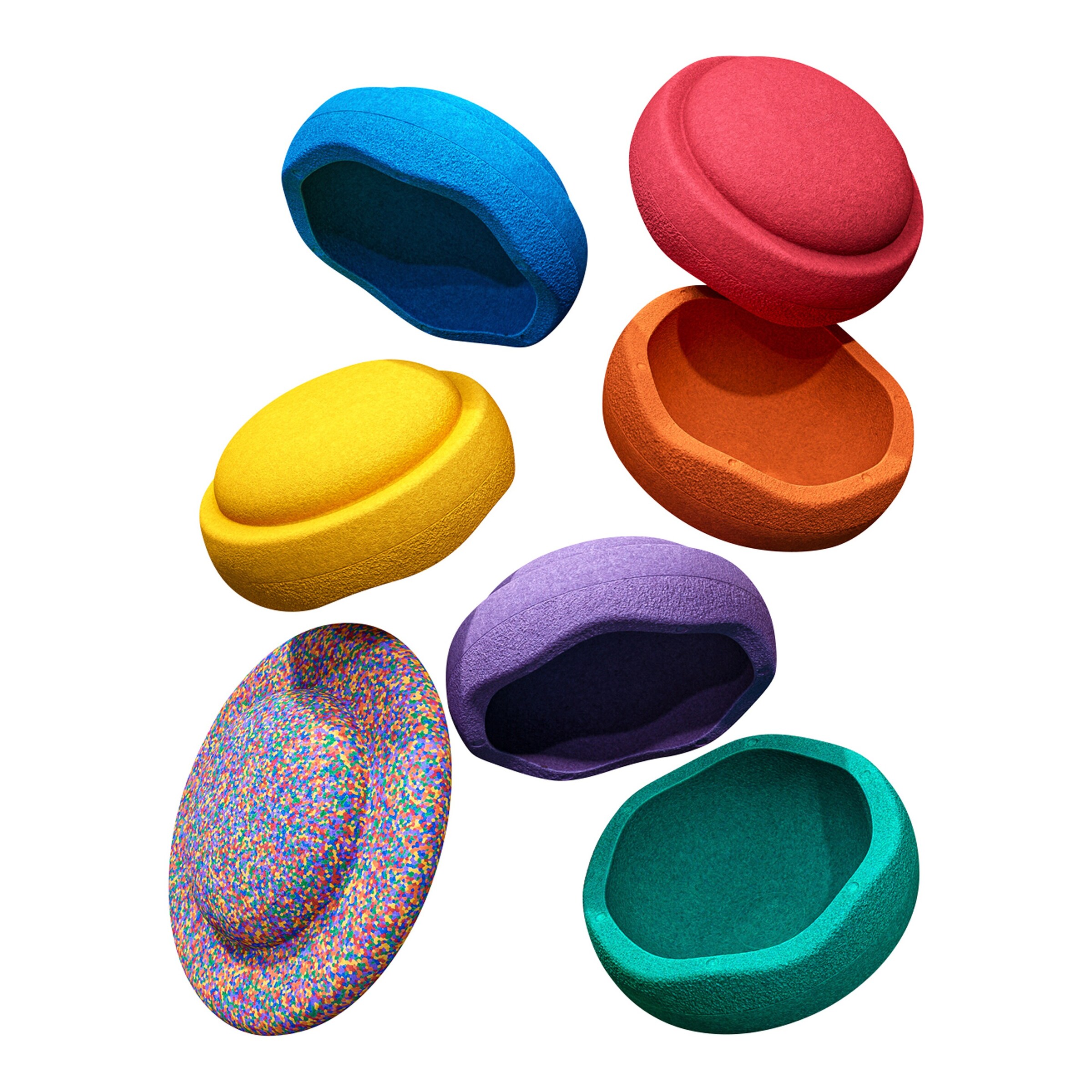 Stapelstein Stapelstein Rainbow Set classic