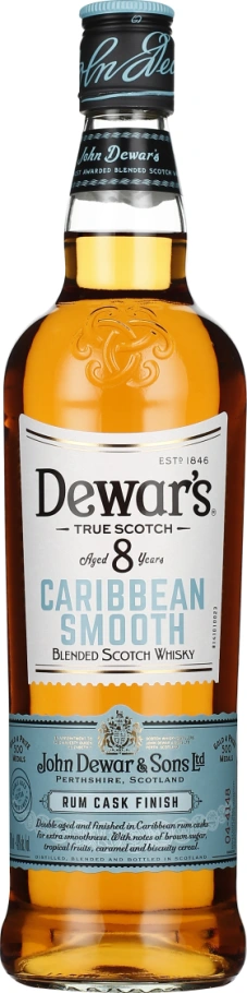 DEWAR'S 8 YEARS CARIBBEAN SMOOTH 70CL