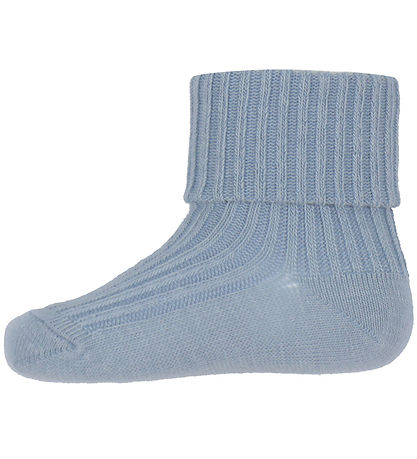 MP Socken - Rib - Dusty Blue