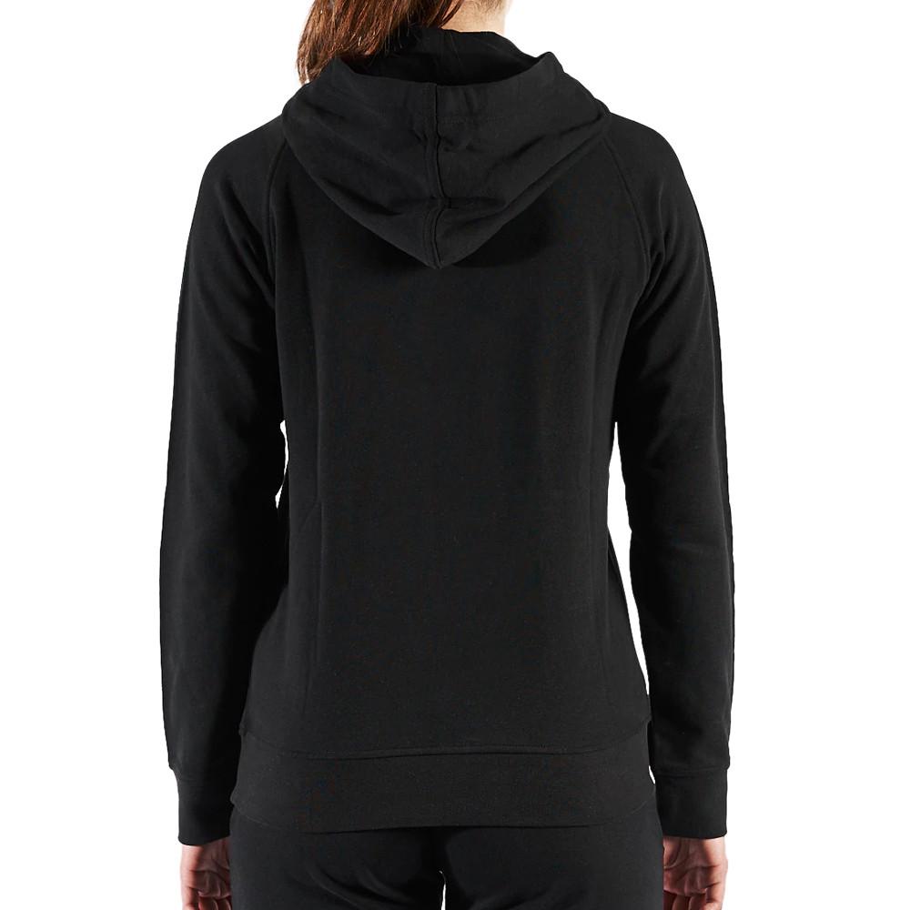 Kappa Sweat à Capuche Noir Femme Kappa Belle Slim