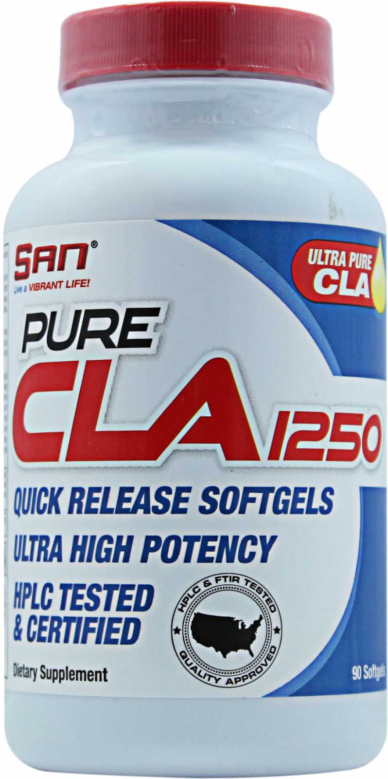 SAN Nutrition Pure CLA 1250 - 90 cápsulas