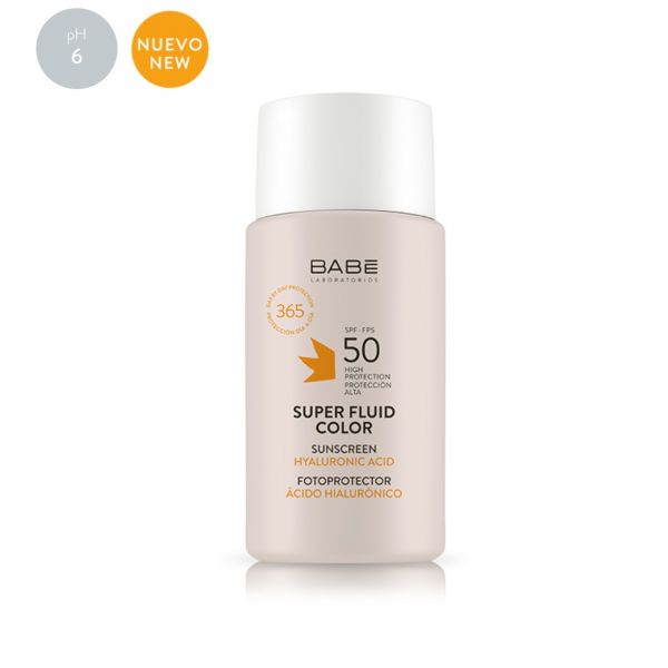 Babé Super Fluid Facial c/ Cor SPF50 50ml