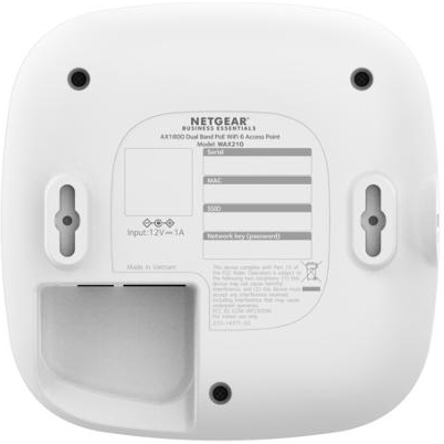 NETGEAR WAX210 1800 Mbit/s Blanc Connexion Ethernet, supportant l'alimentation via ce port (PoE)