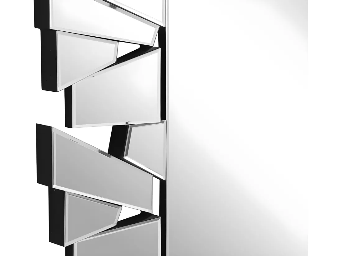 Miroir mural en inox - L. 120 x H. 76 cm - UYUNI