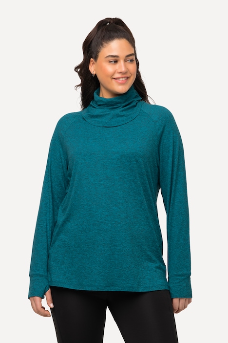 Sweater, Loop, Rundhals, Langarm, extraweich, Daumenloch