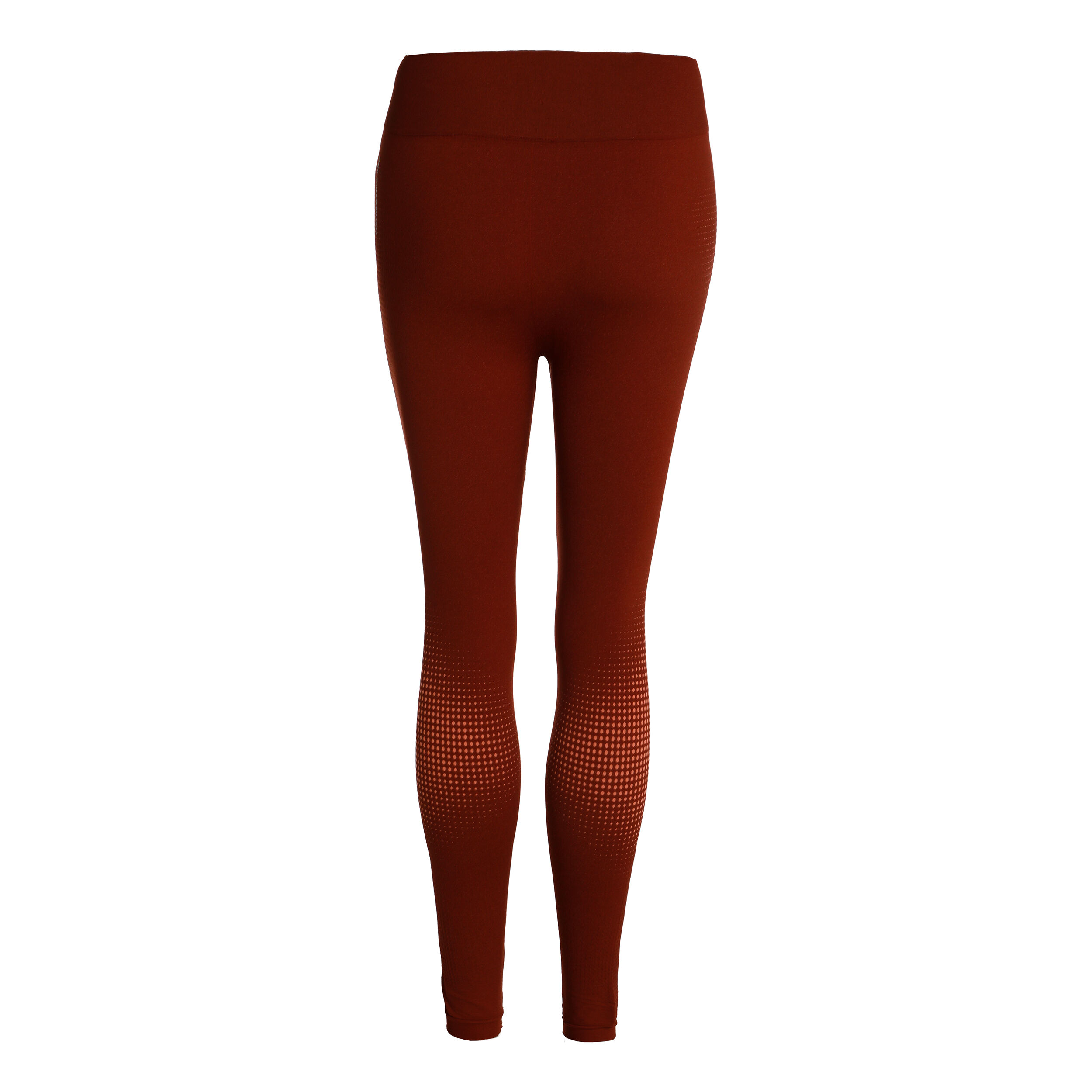 Odlo Performance Warm Eco Big Logo Bottom Long Collant Tight Femmes - Berry