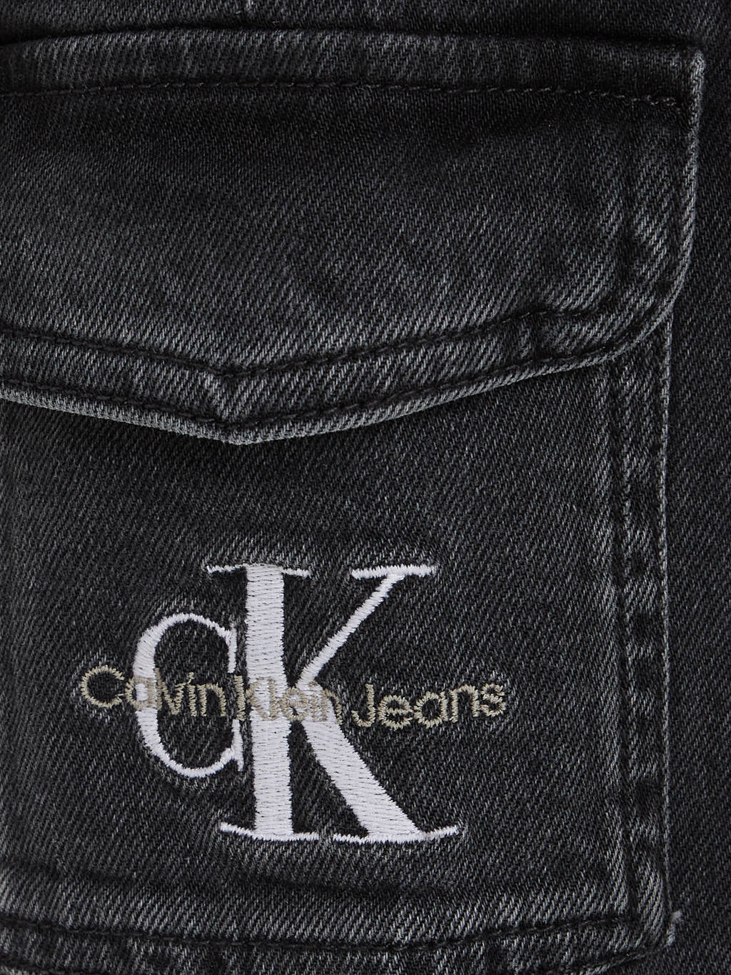Calvin Klein high waist wide leg jeans MR STRAIGHT charcoal grey rgd