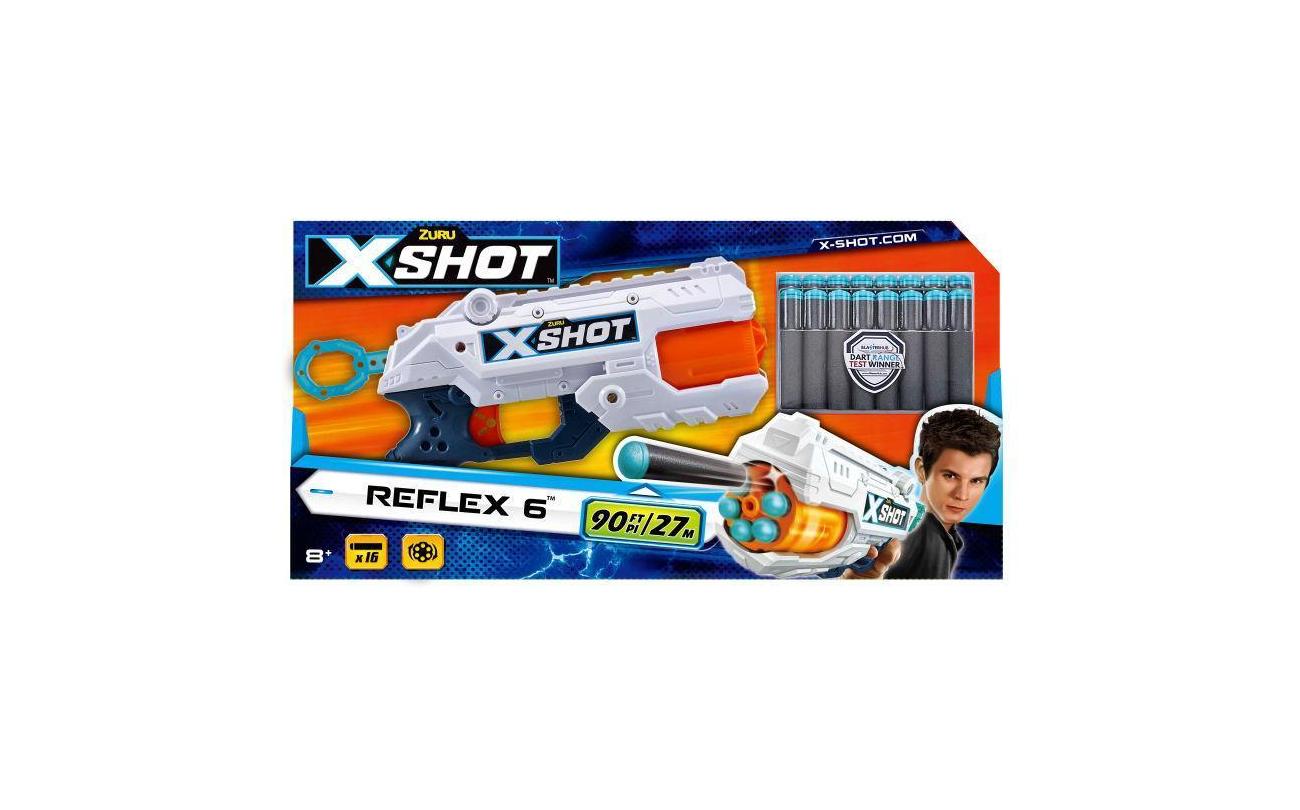 X-shot Reflex 6 met 12 darts