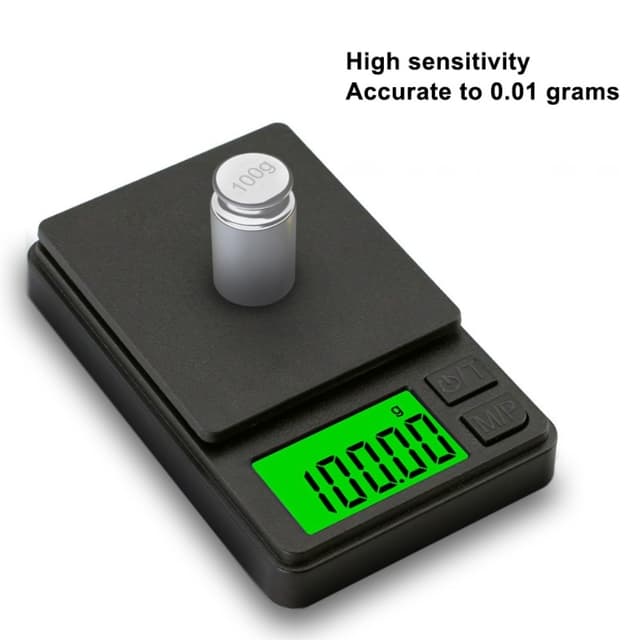 Våg Digital-Våg Mini Kompakt Vejer 0,01 gram op til 500 gram