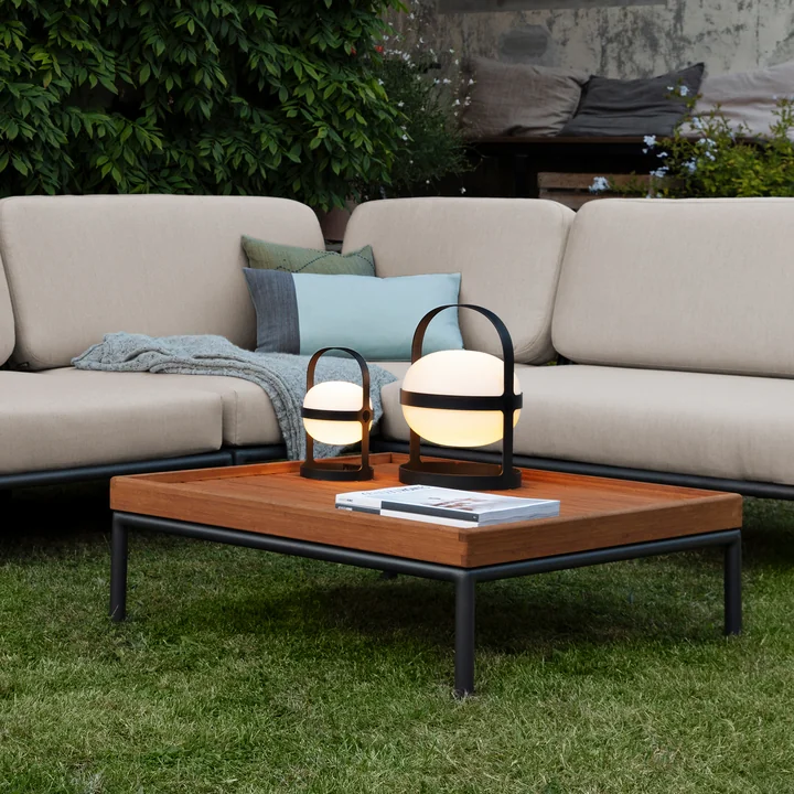 HOUE - LEVEL-LEVEL 2 Couchtisch, 81 x 81 cm, dunkelgrau