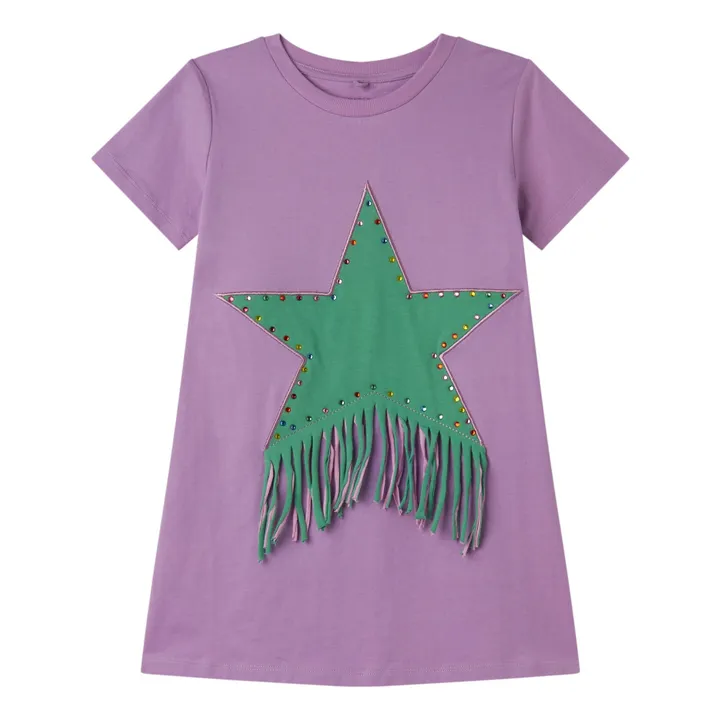 Stella McCartney Kids Robe Jersey Etoile | Violet
