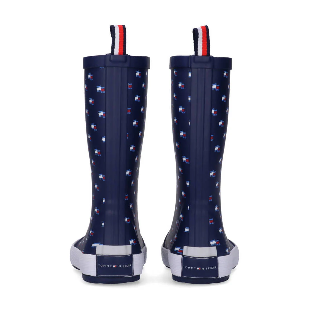 Tommy Hilfiger regenlaarzen donkerblauw