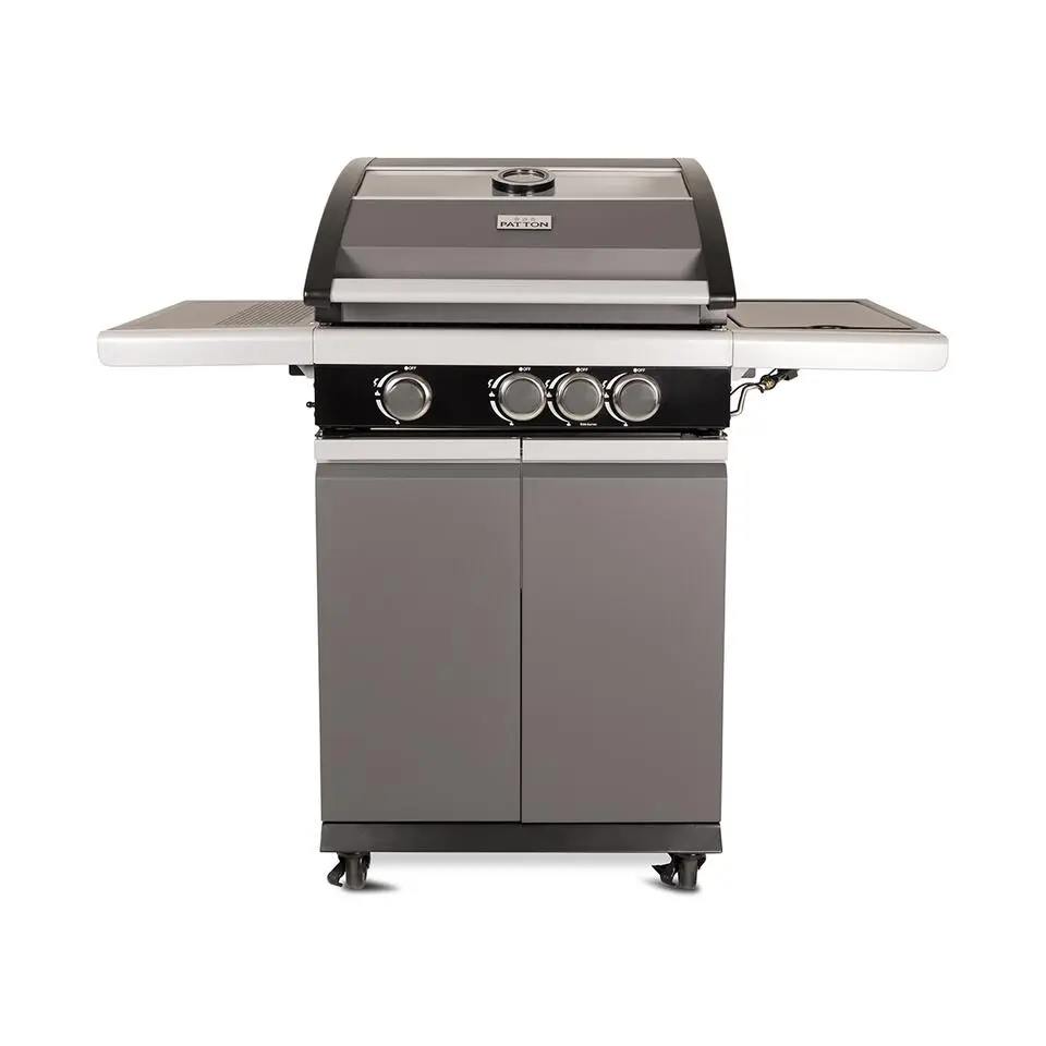Patton Patio Pro Chef gasbarbecue 3 1 frozen grey