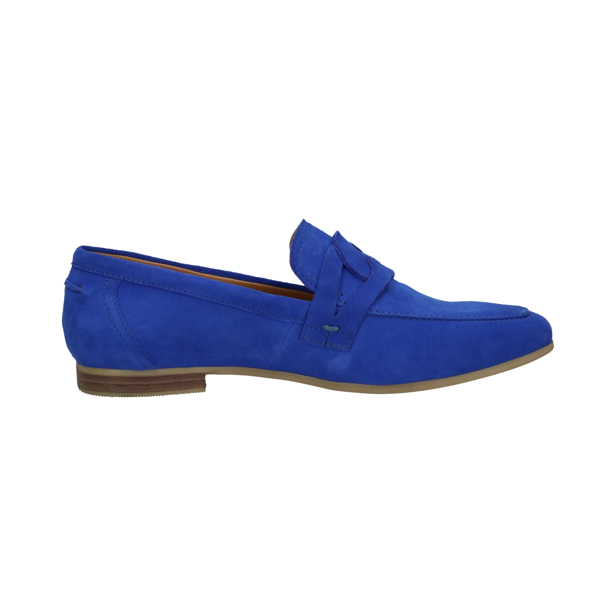 Leder Loafers blau