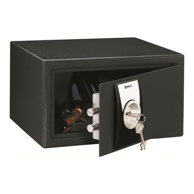 Reskal SM 1 - Coffre-fort 9,9L à clé - acier noir