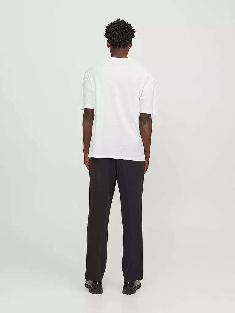 JACK & JONES T-Shirt JJEBRADLEY weiss