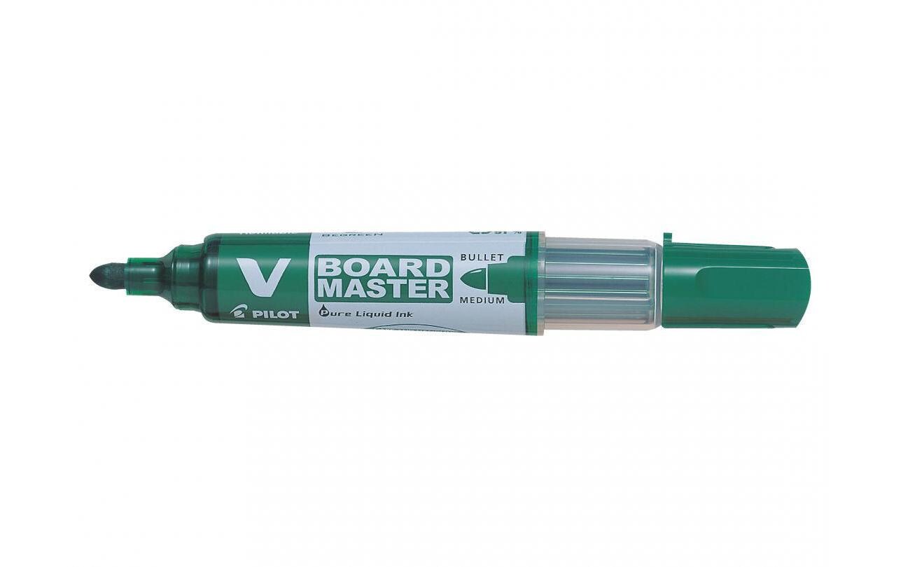 Whiteboard-Marker Grün, RundspitzeWhiteboard-Marker mit nachfüllbarer Flüssigtinte