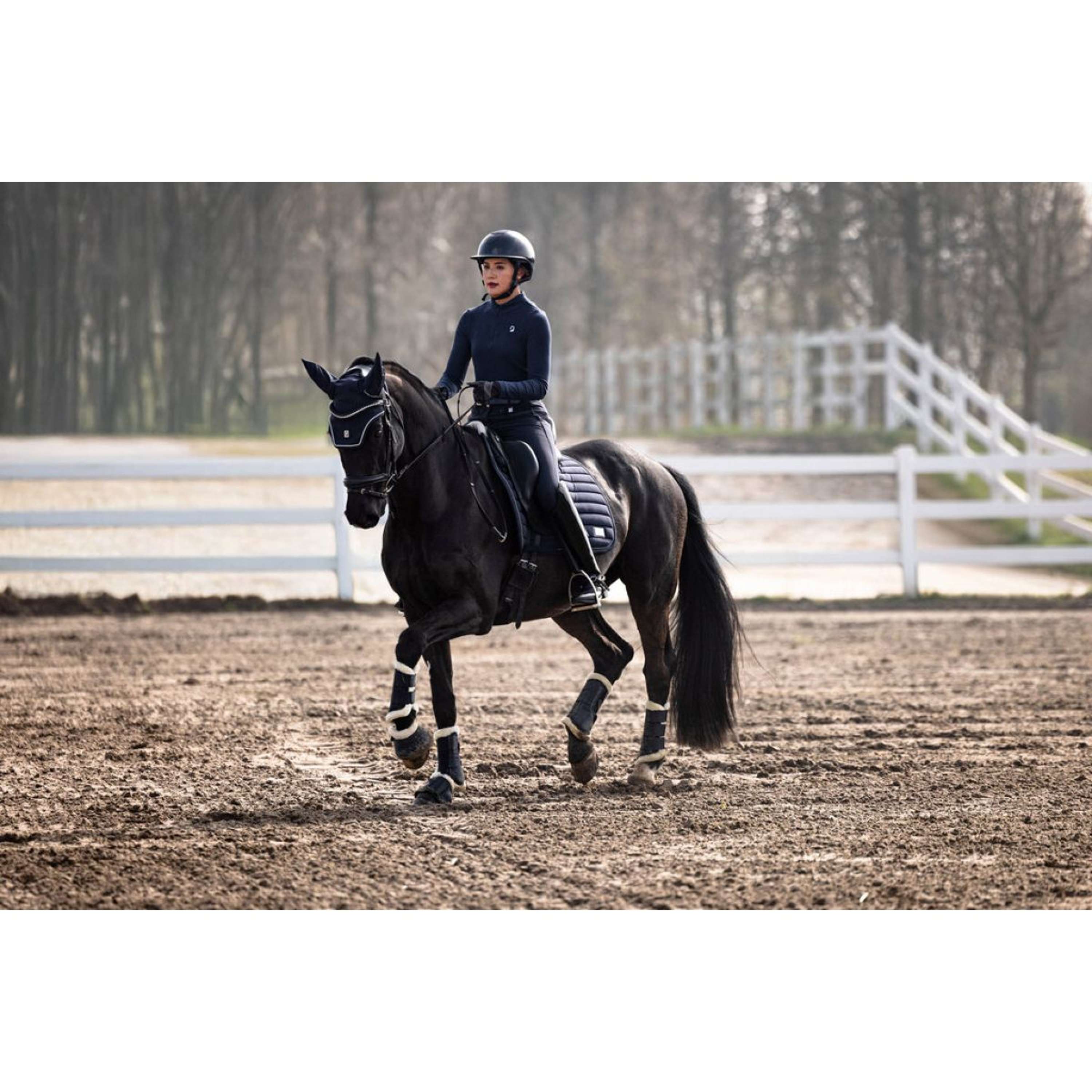F.R.A. Cavallo Horse & Rider Pad TSP609 Wedge Veelzijdigheid Wit