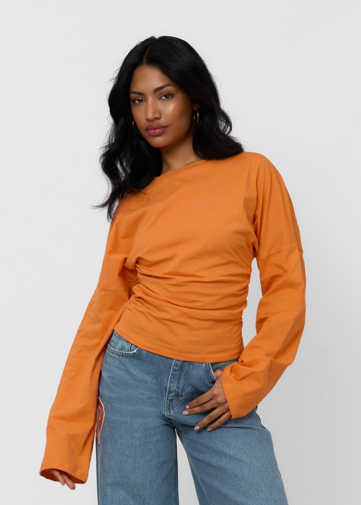 Romee top oranje