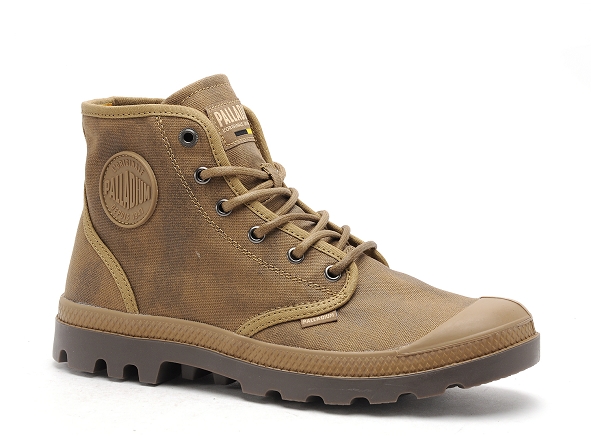 Palladium boots bottine homme pampa hi wax marron