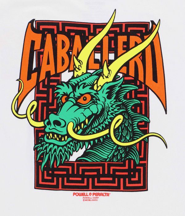 Powell-Peralta Caballero Street Dragon II T-Shirt (white)