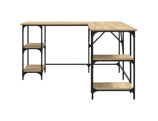 VIDAXL - Bureau chêne sonoma 139x139x75 cm bois d'ingénierie