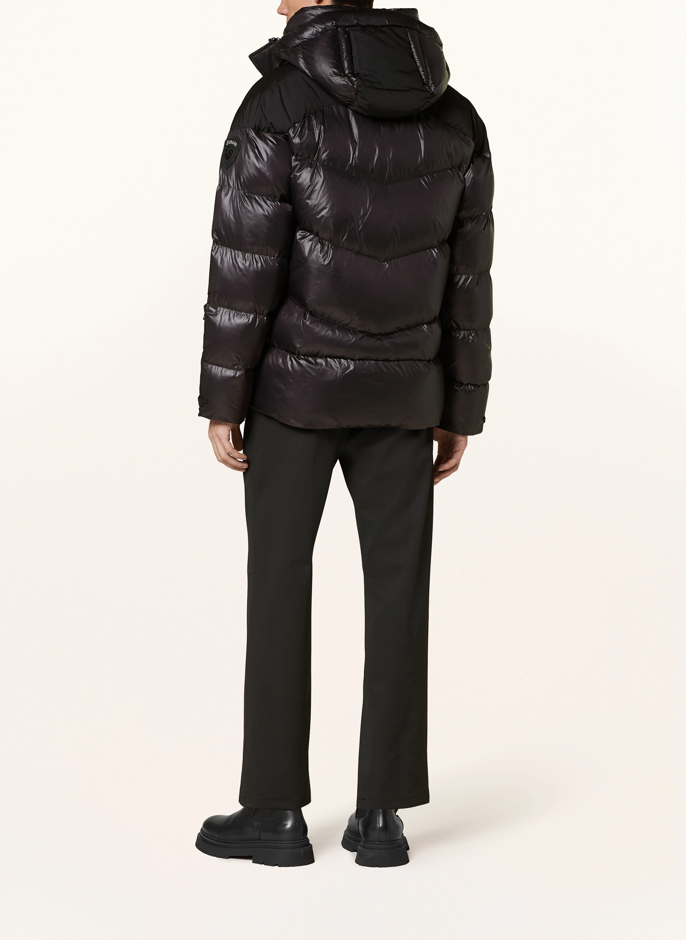 Blauer Steppjacke mit DUPONT™ SORONA®-Isolierung