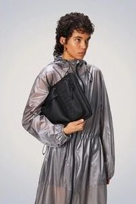 RAINS - Texel - Laptophoes - Zwart - 100% Polyester
