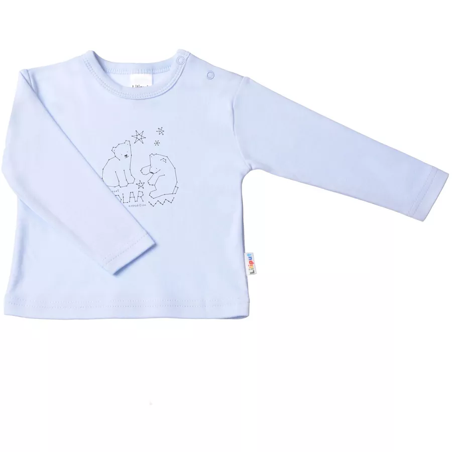 Liliput Langarmshirt Polar Bär hellblau