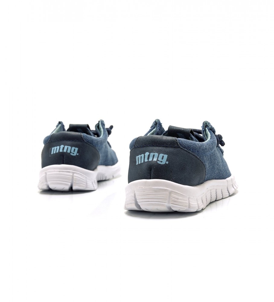 Mocassins azuis submarinos da Mustang Kids